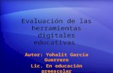 3.- Evaluación de las herramientas digitales educativas