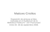 Matices Criollos