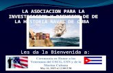 Asociación para la Investigación y Difusión de la Historia Naval de Cuba. Ceremonia a los marinos veteranos de la 2da Guerra Mundial
