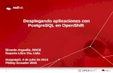 OpenShift y PostgreSQL