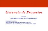 Gerencia de proyectos - CONFERENCIA UCV - SEMANA DEL INGENIERO
