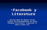 Facebook Y Literatura