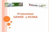Propuesta Gense Y Koina