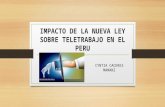 Impacto de la nueva ley sobre teletrabajo en el Perú