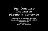 1er concurso Instagram 2015. Grupo 11-13 pm. Clase Diseño y Contexto. Universidad Iberoamericana