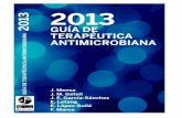 Guía terapéutica antimicrobiana   2013