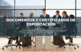 Documentos y certificados de exportación
