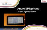 AndroidPlaphoons Presentación Taller Bajo Coste 2015 Albacete