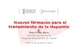 Nuevos tratamientos para la Hepatitis C. Sesión general 28 mayo 2015.