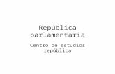 República parlamentaria