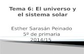 Tema 6: El universo y el Sistema Solar.
