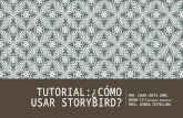 Tutorial ¿Cómo usar storybird?