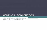 Modelos económicos (Proteccionismo de Estado, economía planificada y modelo keynesiano)