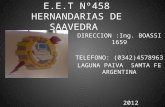 E.E.T Nª 458 HERNANDARIAS DE SAAVEDRA