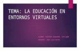 Examen de la educación en entorno virtual