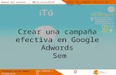 Taller #TecnologicaSC Google adwords. Mónica Salvador