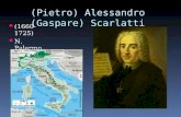 Alessandro scarlatti y domenico scarlatti