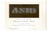 ASID Certificate