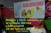 Bocata y kilo Solidario - 2012