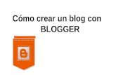 Creación blog con Blogger