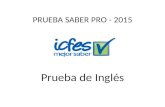 PRUEBA SABER- PRO/ ICFES EXAM