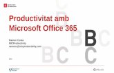Presentacio office365 cibenarium MICProductivity 2015