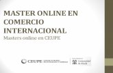 Master Online en Comercio Internacional - Masters Online en CEUPE