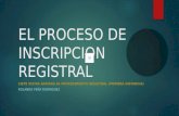 El proceso de inscripcion registral en Perú