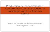 A sociologia rural na américa latina
