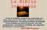 La biblia infalible