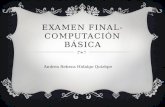 Examen final computación básica - andrea hidalgo