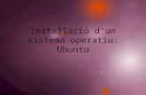 Instal·lació ubuntu