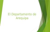 El departamento de Arequipa