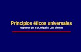 Principios eticos universales