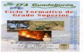 Grado Superior Organización y Gestión de Recursos Naturales y Paisajísticos (EFA Guadaljucén)