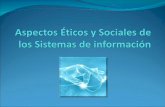 Presentacion capitulo 4 aspectos eticos y sociales