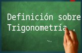 Definición de trigonometría