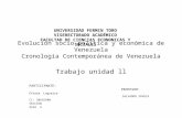 Cronología contemporanea de Venezuela