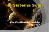 El sistema solar franklin Rivas