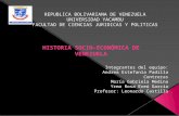 Historia socio económica de venezuela
