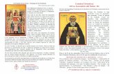 Hoja dominical - Tono 5- Domingo de la Ortodoxia