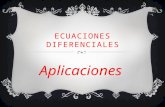 Ecuaciones diferenciales aplicaciones