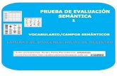 Prueba - Semantica 1 - Vocabulario y campos semánticos