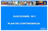Plan de contingencia elecciones 2011 final