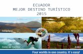Ecuador destino turístico