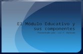 El módulo educativo y sus componentes