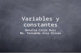 Variables y constantes