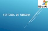 Historia de los windows