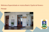 Biblioteca Especializada Beatríz Cipolla de Romero