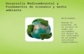 Desarrollo medioambiental y fundamentos de economía